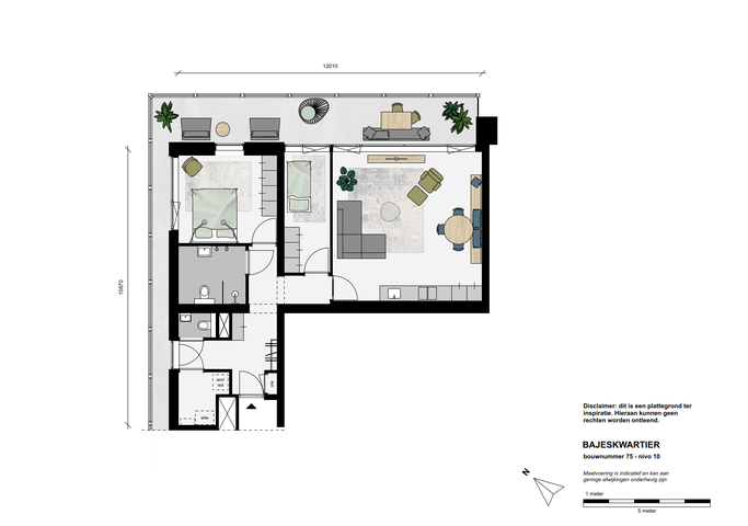 3-kamerappartement 80 tot 90 m2