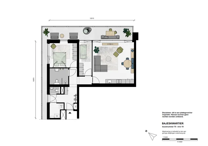 3-kamerappartement 80 tot 90 m2