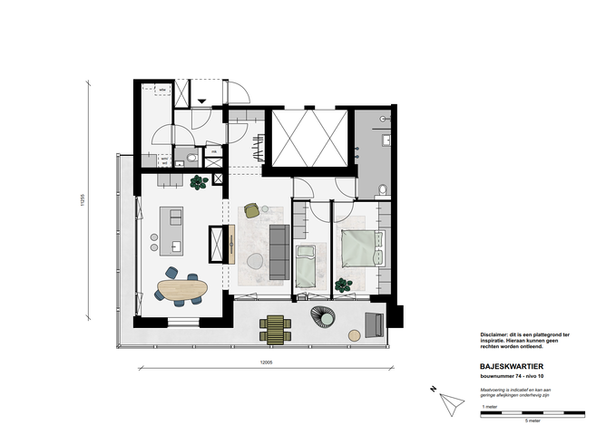 3-kamerappartement 90 tot 100 m2