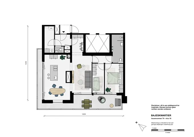 3-kamerappartement 90 tot 100 m2