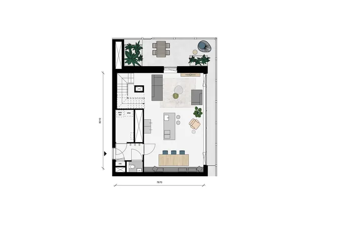 4-kamer Maisonnette 128m2