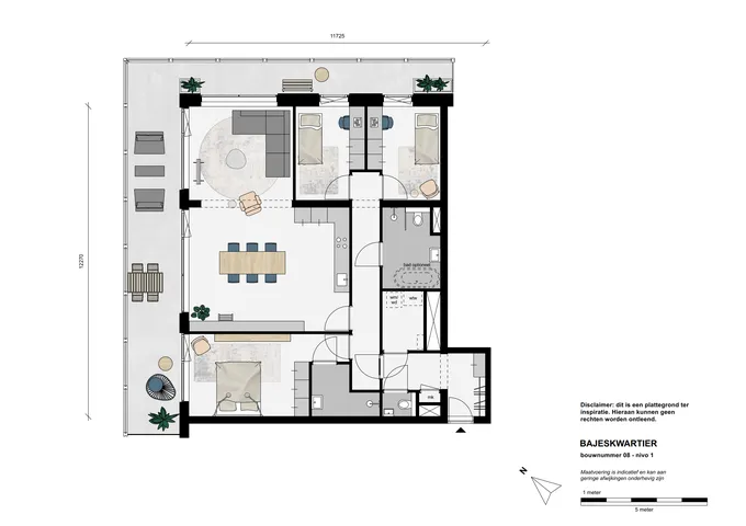4-kamerappartement 126 m2