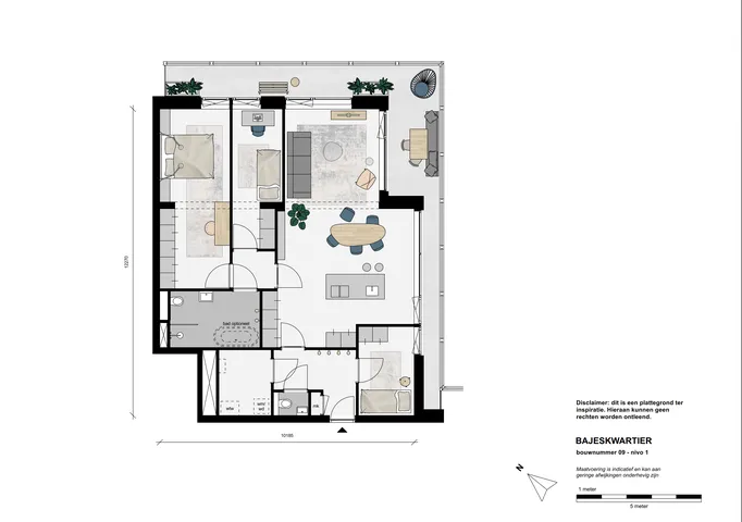 4-kamerappartement 115 tot 129m2